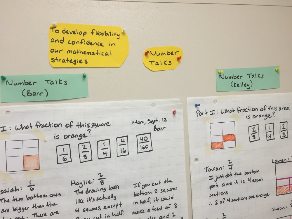 Number Talks Big Idea
