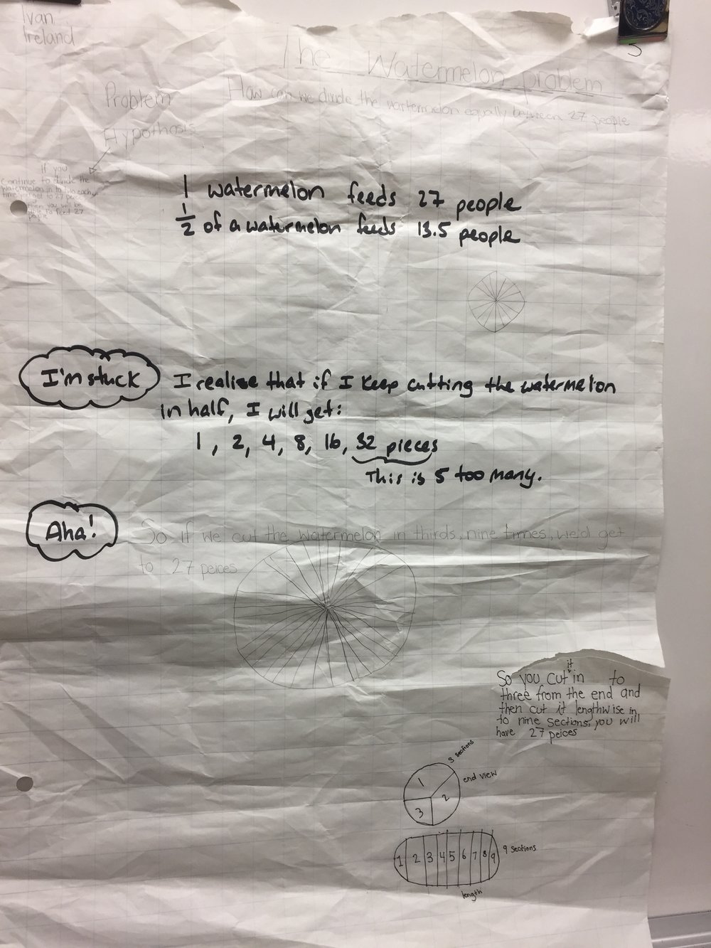 The Watermelon Problem Student Solutions 13