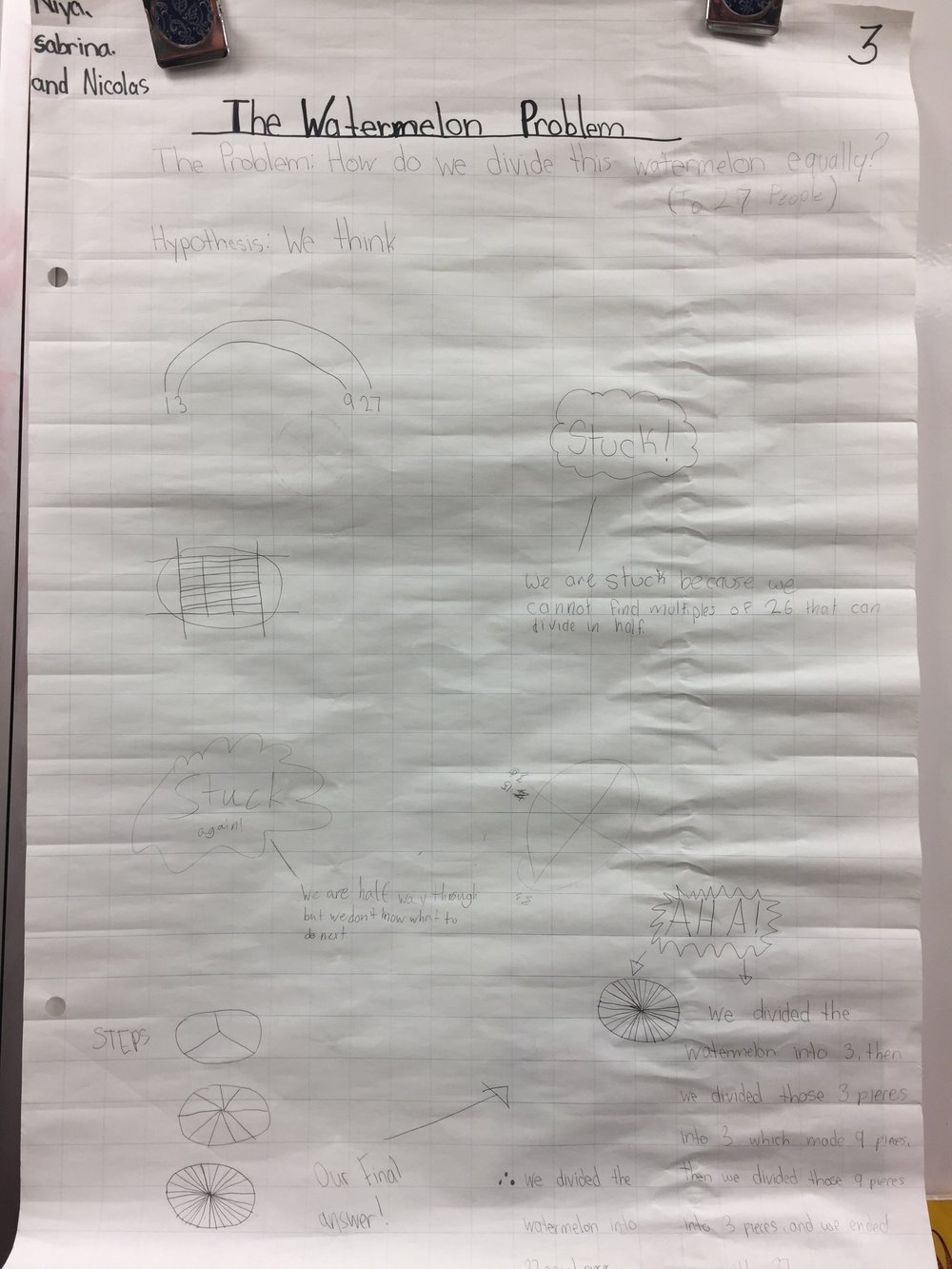 The Watermelon Problem Student Solutions 6