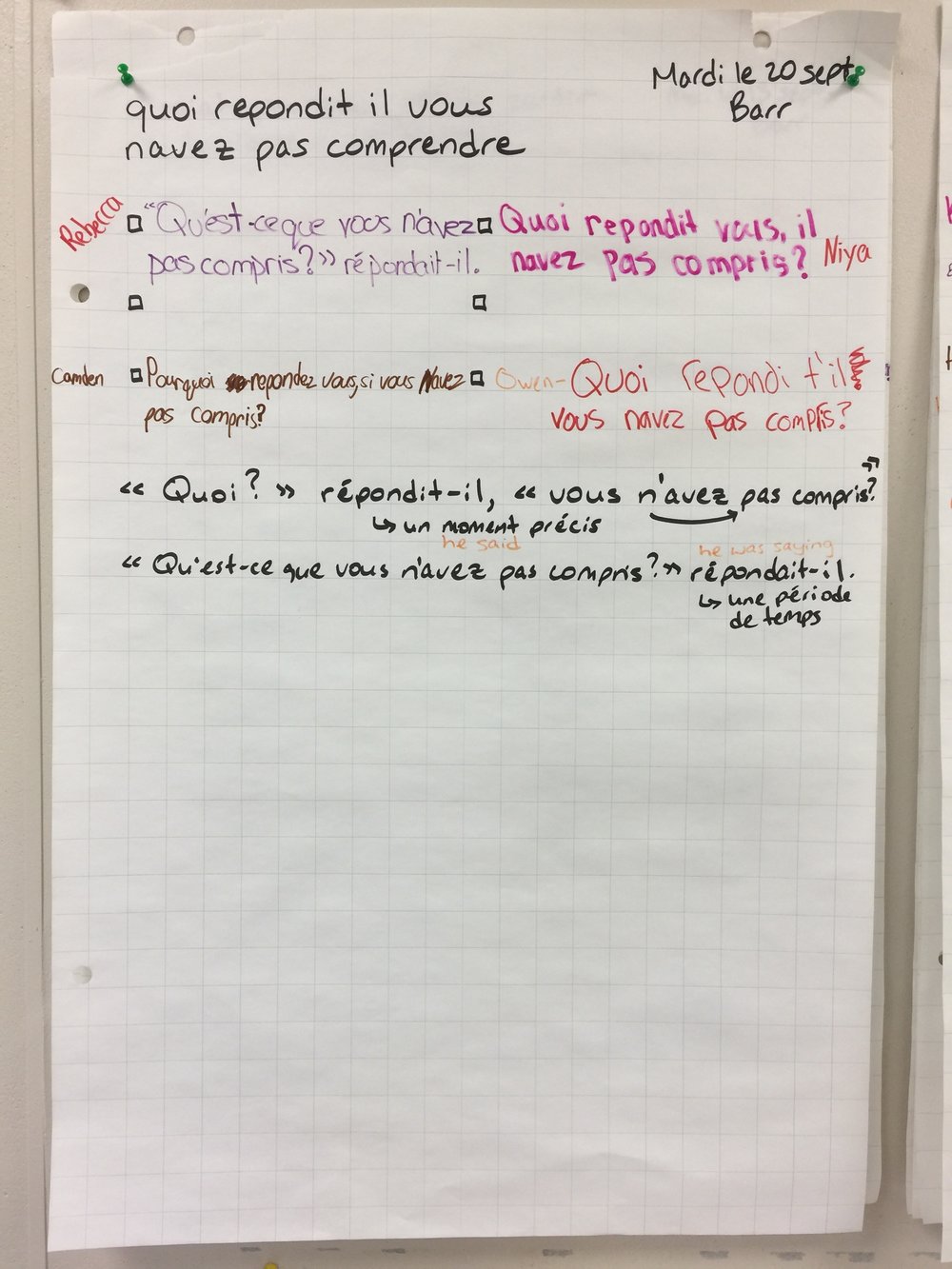 Barr Ecc81Tude Grammatique