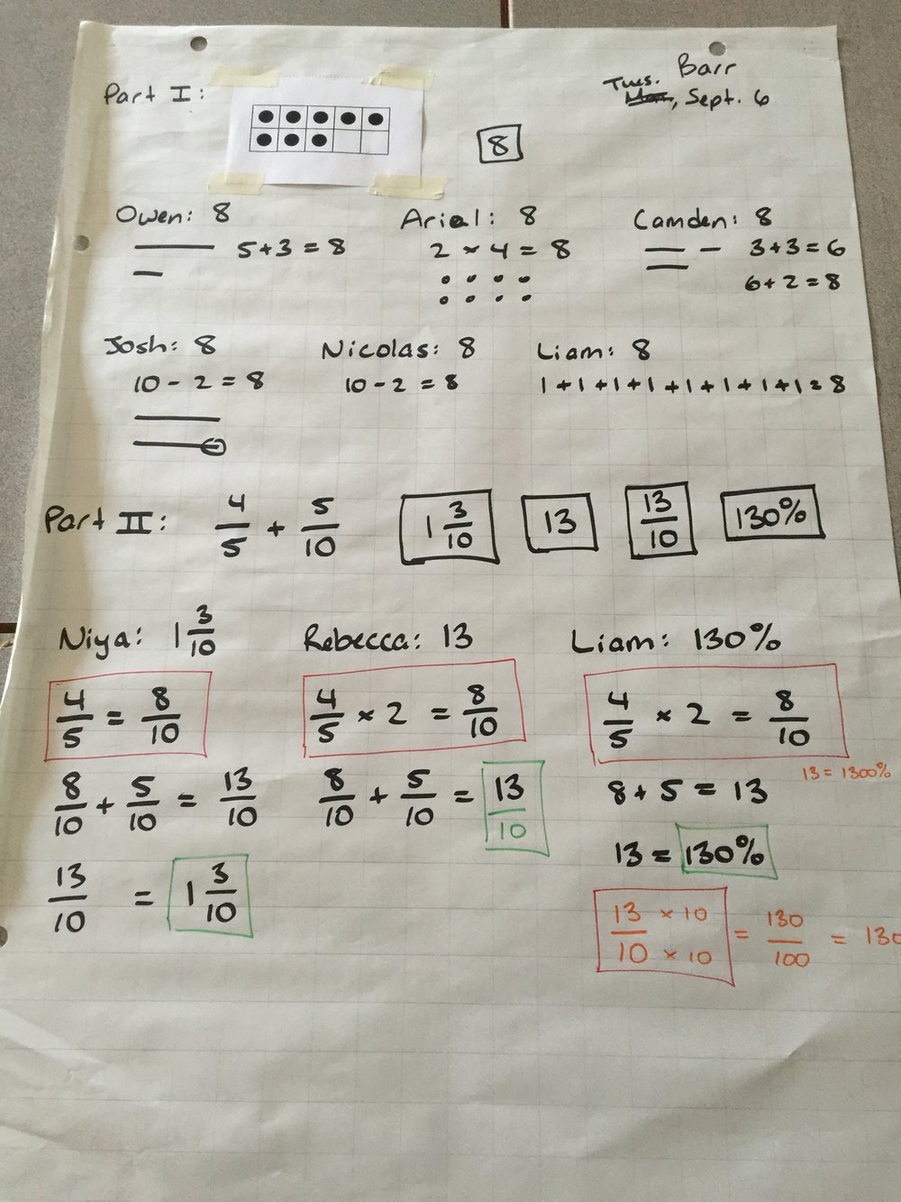 Barr Sept 6 Number Talk
