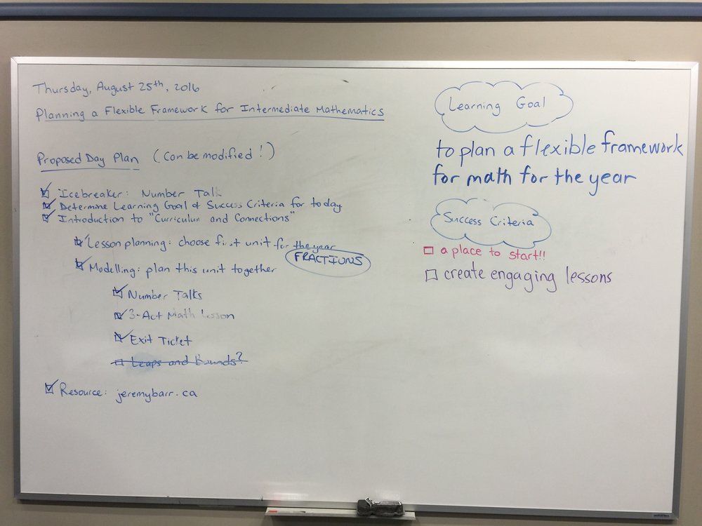 Planning Flexible Framework Mathematics 1